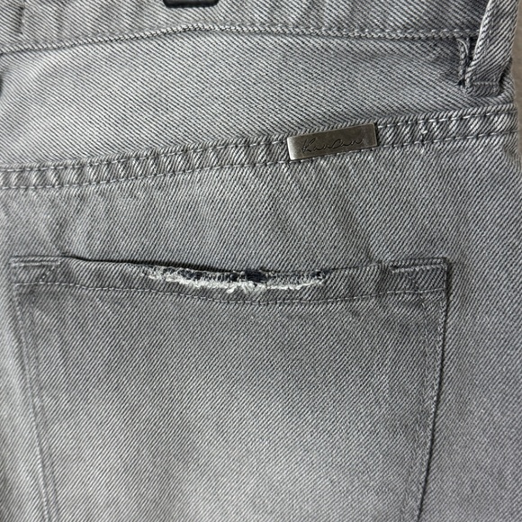 KanCan High Rise 90s Flare Jeans Gray Size 11/29 - Picture 6 of 7